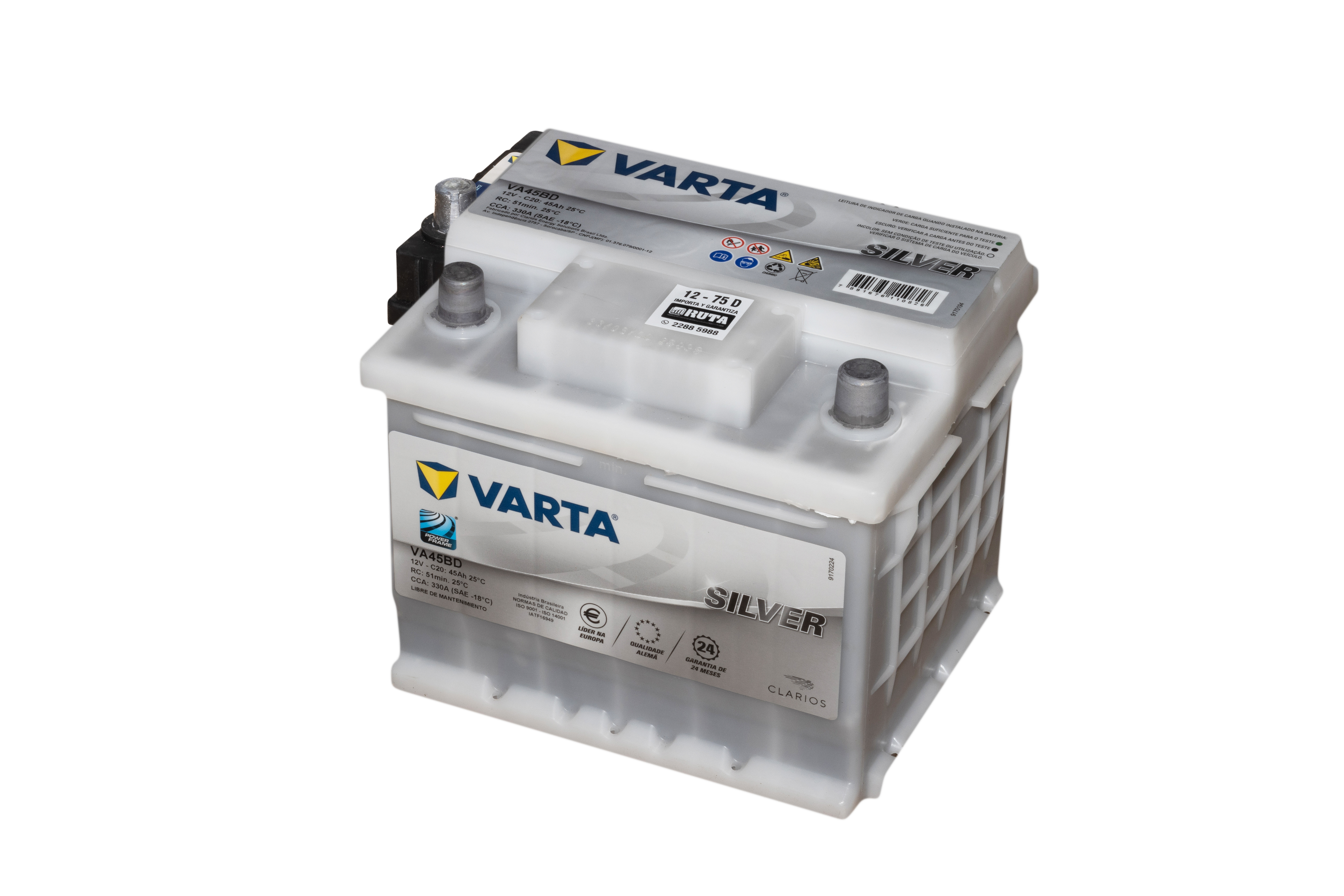 VA45BD-12/75 D VARTA SILVER