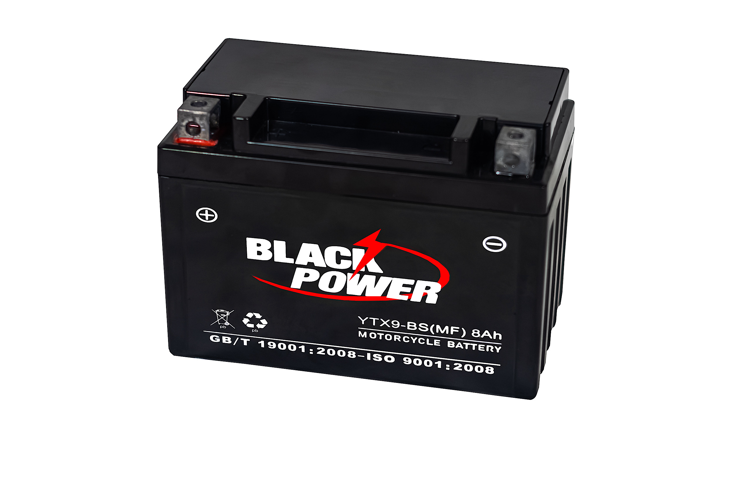 YTX  9-BS SM  BLACK POWER MOTOS