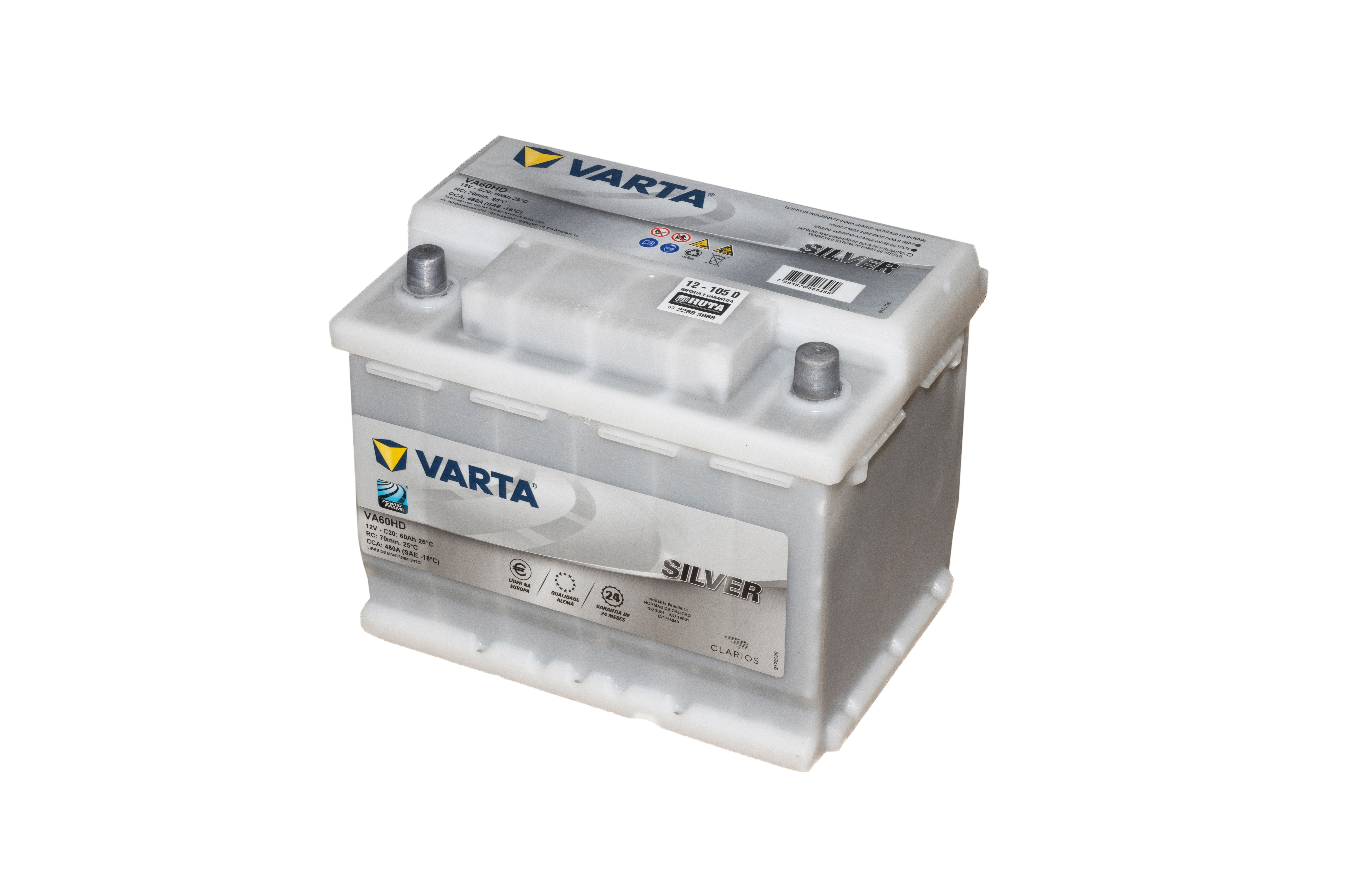 VA60HD-12/105 D VARTA SILVER