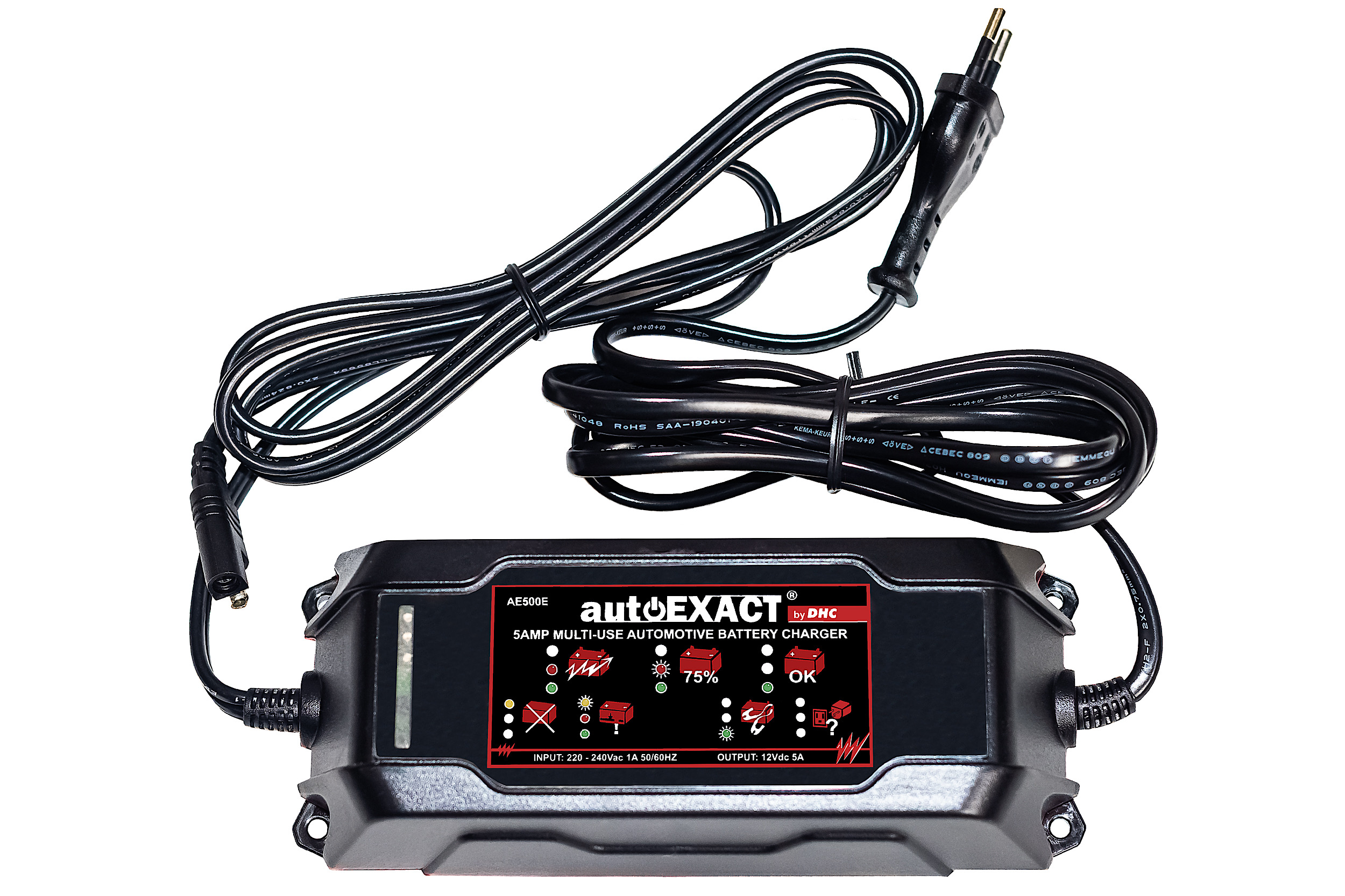 CARGADOR AE500E (12V. 5A/H )